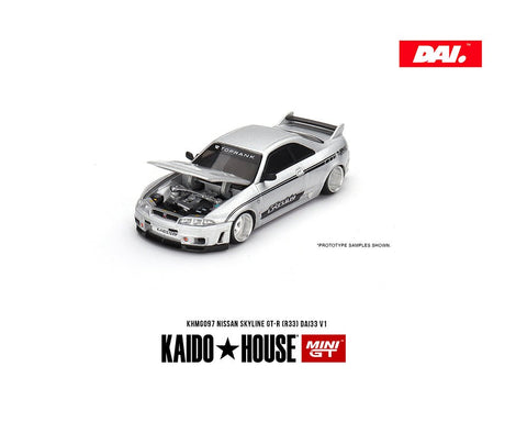 (Pre-Order) Nissan Skyline GT-R R33 DAI33 V1 Kaido House x Mini GT - Big J's Garage
