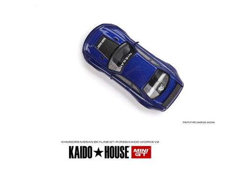(Pre-Order) Nissan Skyline GT-R(R33) Kaido Works V2 Kaido House x Mini GT - Big J's Garage