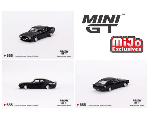 (Pre-Order) Nissan Skyline Kenmeri Liberty Walk Black Mini GT Mijo Exclusives - Big J's Garage