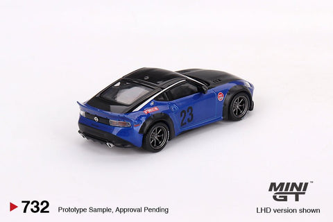 (Pre-Order) Nissan Z LB-Nation Works Serian Blue Mini GT Mijo Exclusives - Big J's Garage