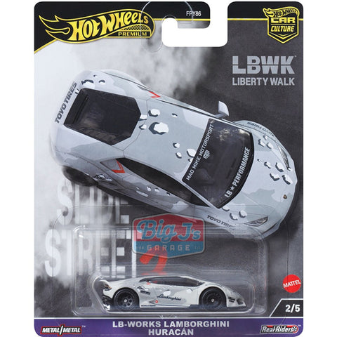 (Pre-Order) Slide Street 2 Hot Wheels Car Culture Premium 5-Car Assortment - Big J's Garage