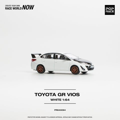 (Pre-Order) Toyota GR Vios White With Carbon Pop Race - Big J's Garage