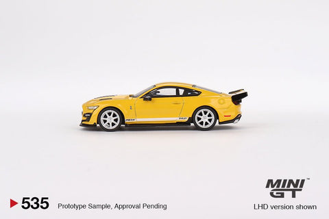 Shelby GT500 Dragon Snake Concept Yellow Mini GT Mijo Exclusive - Big J's Garage