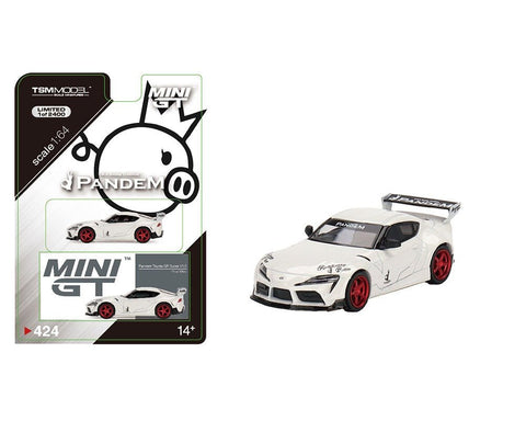 Toyota GR Supra Pandem Pearl White Mini GT x Mijo Exclusives - Big J's Garage