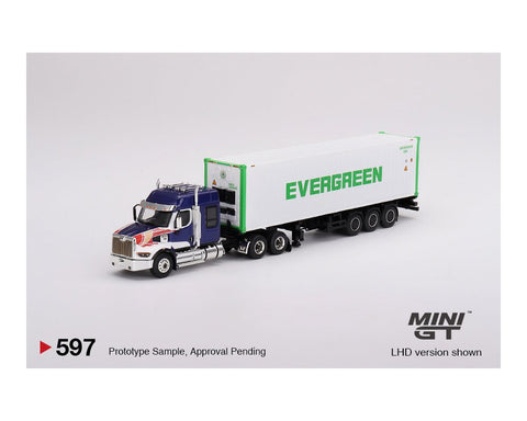 Western Star 49X with 40' Reefer Container EVERGREEN Mini GT - Big J's Garage