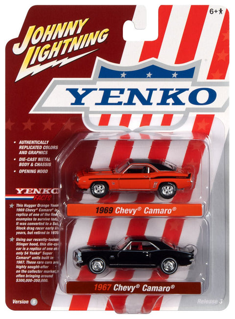 Yenko Camaro 2-Pack Set B Johnny Lightning - Big J's Garage